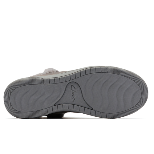 Women's Clarks Breeze Fur - Dark Grey Combi