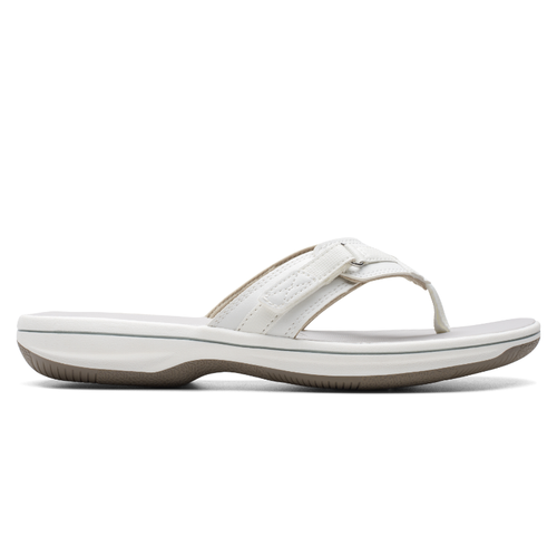 Women's Clarks Breeze Sea - White Synthetic