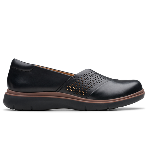Women's Clarks Certina Edge - Black Leather