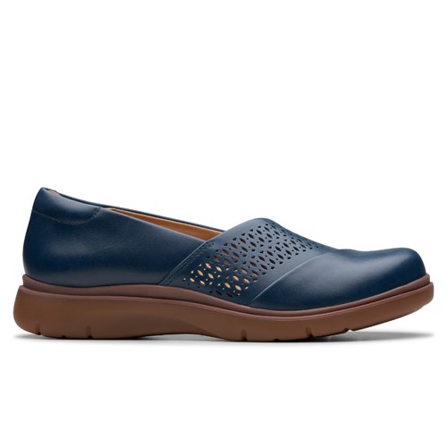 Women's Clarks Certina Edge - Navy Leather