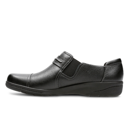 Women's Clarks Cheyn Madi - Black Tumbled