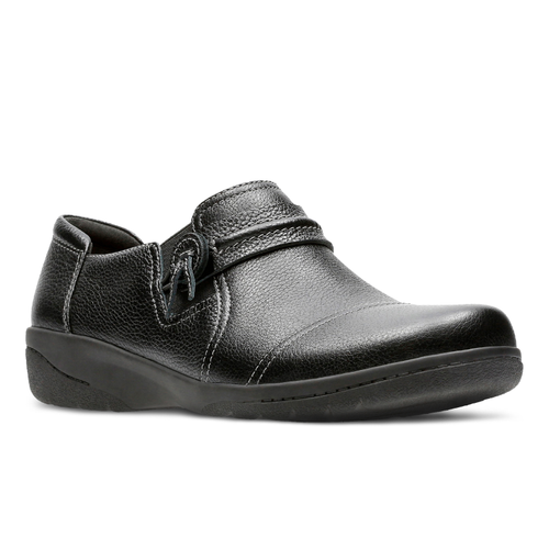 Women's Clarks Cheyn Madi - Black Tumbled