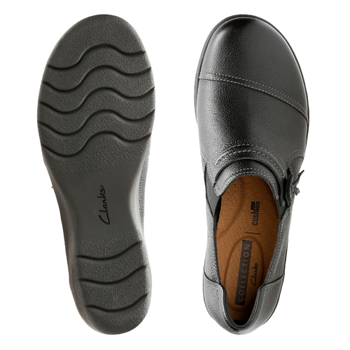 Women's Clarks Cheyn Madi - Black Tumbled