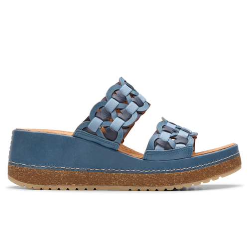 Women's Clarks Kassanda Mule - Blue Combination