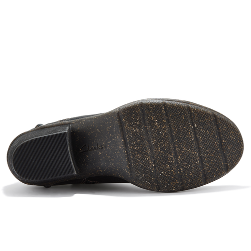 Women's Clarks Kastela Lo - Black Leather