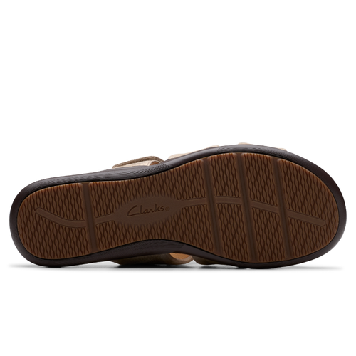 Women's Clarks Kitly Slide - Metallic Leather