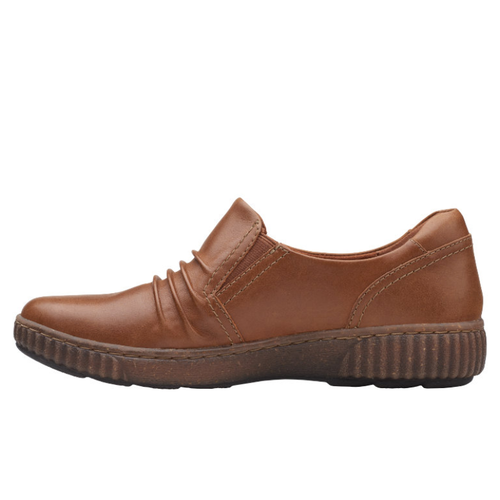 Women’s Clarks Magnolia Faye – Dark Tan Leather