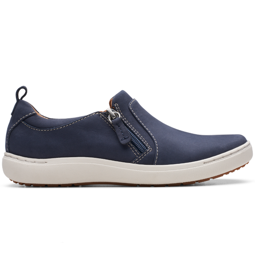 Women's Clarks Nalle Lilac - Navy Nubuck