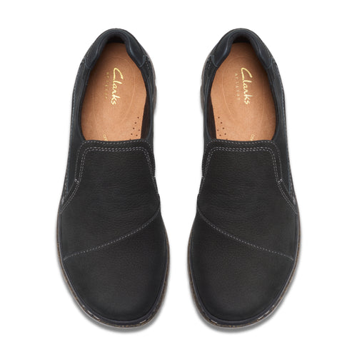 Women's Clarks Orlene Slip - Black Leather