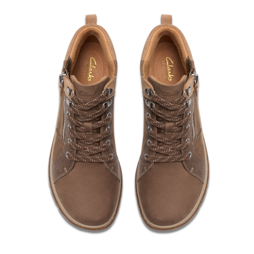 Women's Clarks Orlene Top - Dark Sand Nubuck