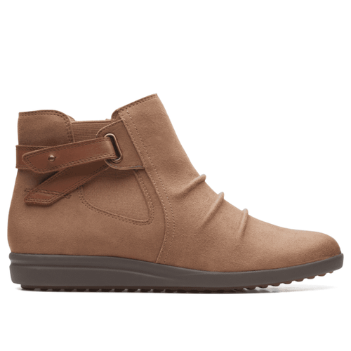 Women's Clarks Tamzen Mid - Tan Waxy Suede