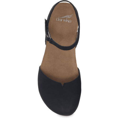 Women's Dansko Rowan - Black Waxy Burnished