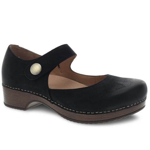 Women's Dansko Beatrice - Black Burnished Nubuck
