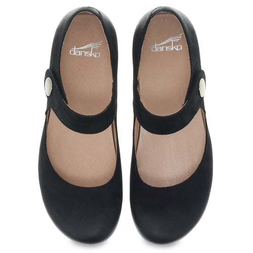 Women's Dansko Beatrice - Black Burnished Nubuck