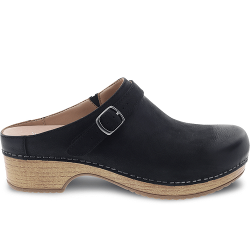 Women’s Dansko Berry Mule – Black Burnished Nubuck