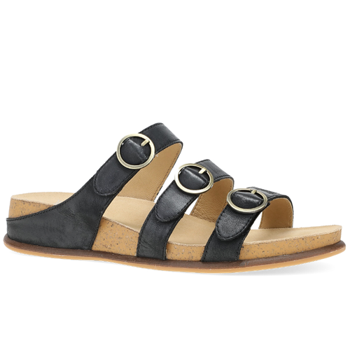 Women's Dansko Campbell - Black Burnished Nappa