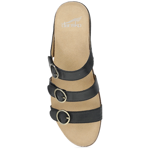 Women's Dansko Campbell - Black Burnished Nappa