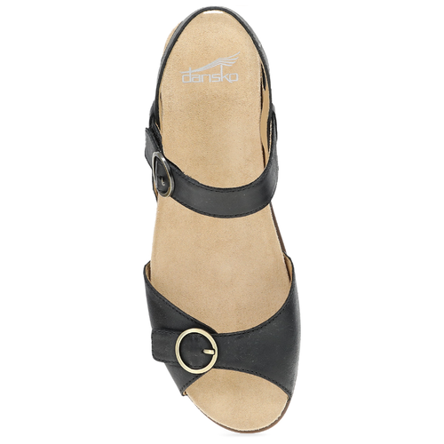 Women's Dansko Candace - Black Burnished Nappa