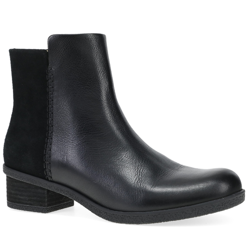 Women's Dansko Denay - Black Waterproof Milled