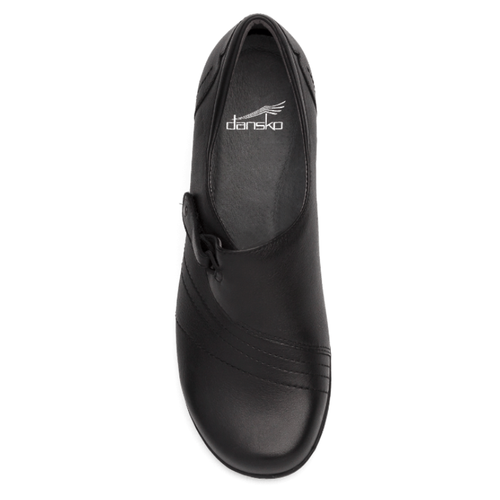 Women's Dansko Franny Wide - Black Milled Nappa