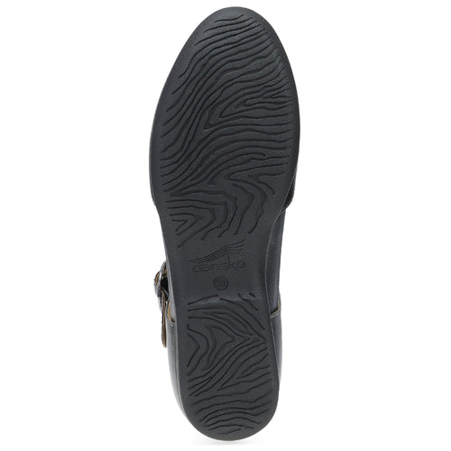 Women's Dansko Liv - Black/Pewter Metallic Nappa