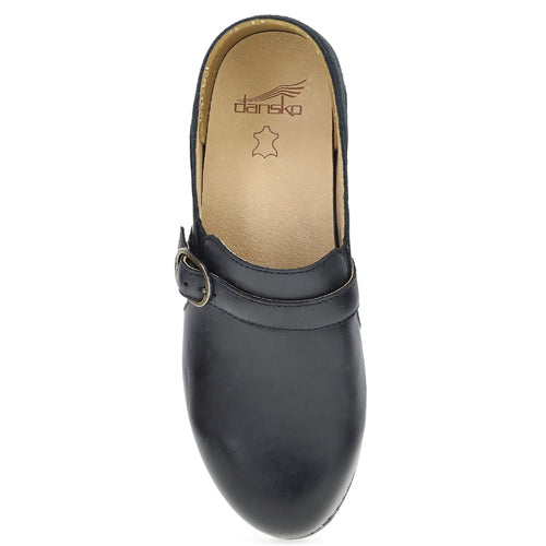 Women's Dansko Margaret - Black Burnished Calf