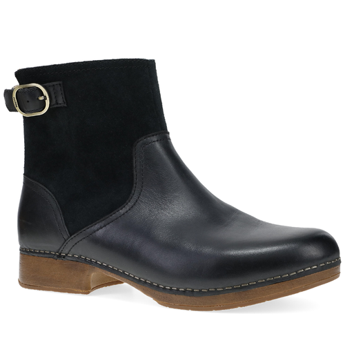 Women's Dansko Monique - Black Burnished Calf