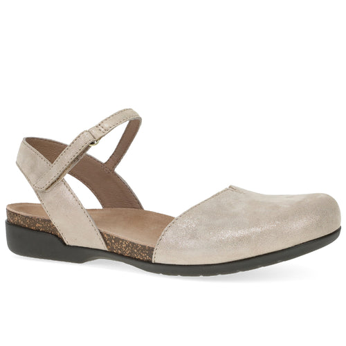 Women's Dansko Rowan - Beige Sparkle Suede