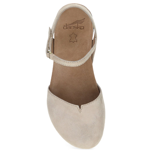 Women's Dansko Rowan - Beige Sparkle Suede