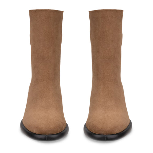 Women's ECCO Sculpted Lx 55 Mid-Cut Boot - Camel Suede
