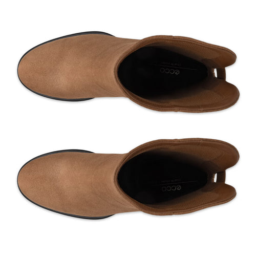 Women's ECCO Sculpted Lx 55 Mid-Cut Boot - Camel Suede