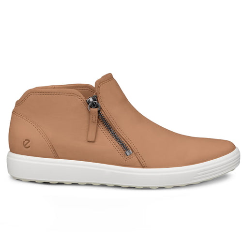 Women's ECCO Soft 7 Low Zip Bootie - Cashmere