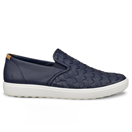Women's ECCO Soft 7 Woven Slip-On 3.0 - Marine