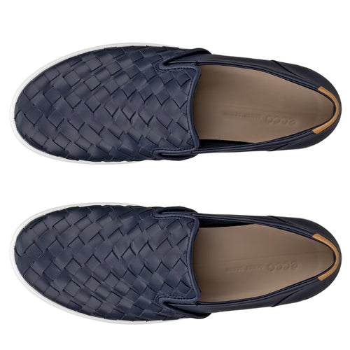 Women's ECCO Soft 7 Woven Slip-On 3.0 - Marine