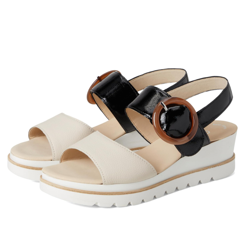 Women's Gabor Freya - Creme/Schwarz