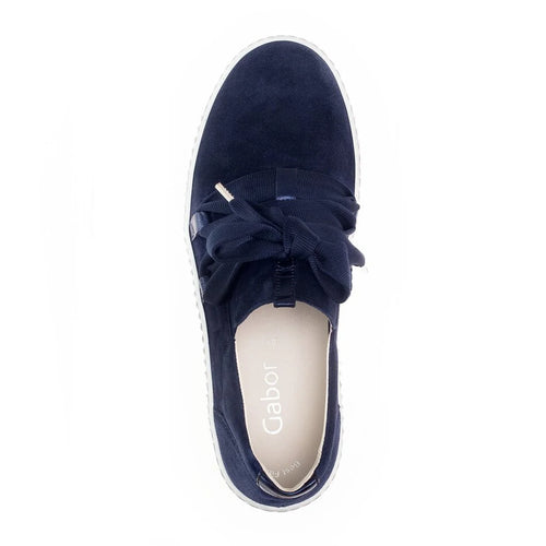 Women's Gabor Bow Sneaker Hannah - Marine