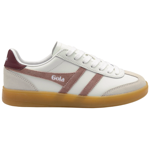Women's Gola Viper Leather - White/Brownrose/Windsor Wine