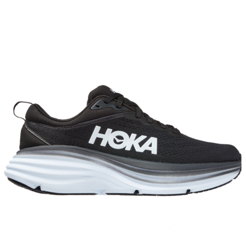 Women’s HOKA Bondi 8 – Black/White (BWHT)