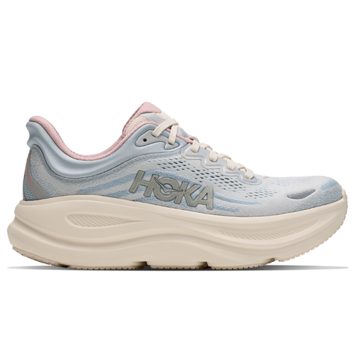 Women's HOKA Bondi 9 GLM - Alabaster/Mineral Blue (ATRM)