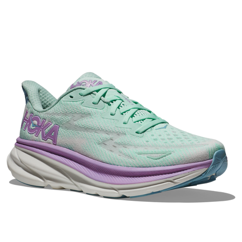 Women’s HOKA Clifton 9 – Sunlit Ocean/Lilac Mist (SOLM)