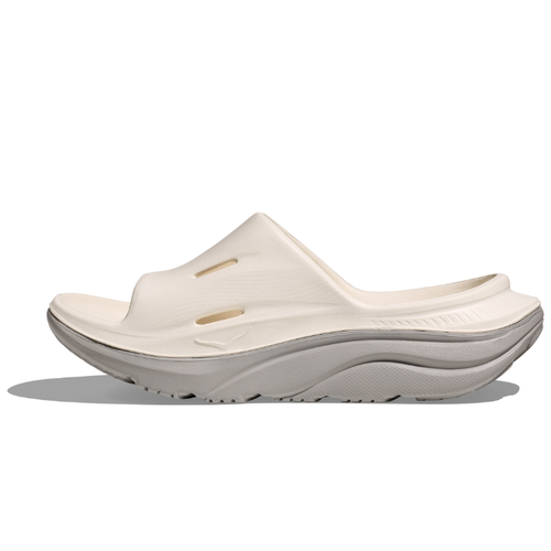 Women's HOKA Ora Recovery Slide 3 - Alabaster/Stardust (ATRS)
