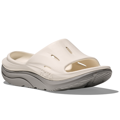 Women's HOKA Ora Recovery Slide 3 - Alabaster/Stardust (ATRS)