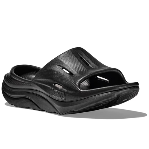 Women's HOKA Ora Recovery Slide 3 - Black/Black (BBLC)