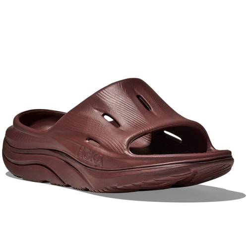 Women's HOKA Ora Recovery Slide 3 - Dark Cedar/Dark Cedar (DRKC)