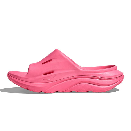 Women's HOKA Ora Recovery Slide 3 - Neon Rose/Neon Rose (NRSN)