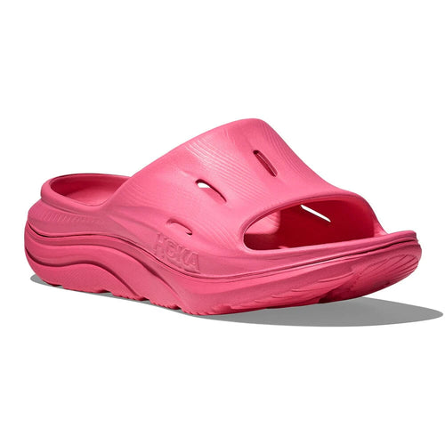 Women's HOKA Ora Recovery Slide 3 - Neon Rose/Neon Rose (NRSN)