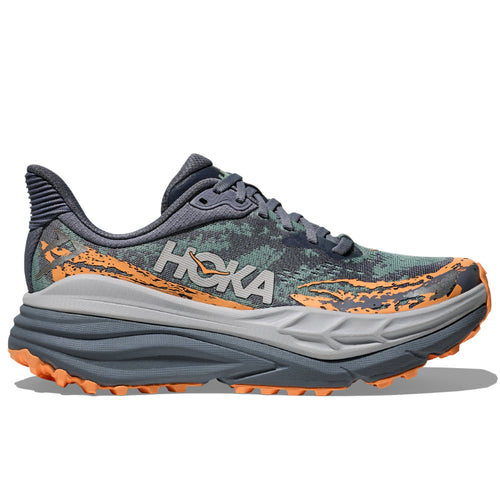 Women’s HOKA Stinson 7 – Grey Skies/Pale Tangerine (GSP)