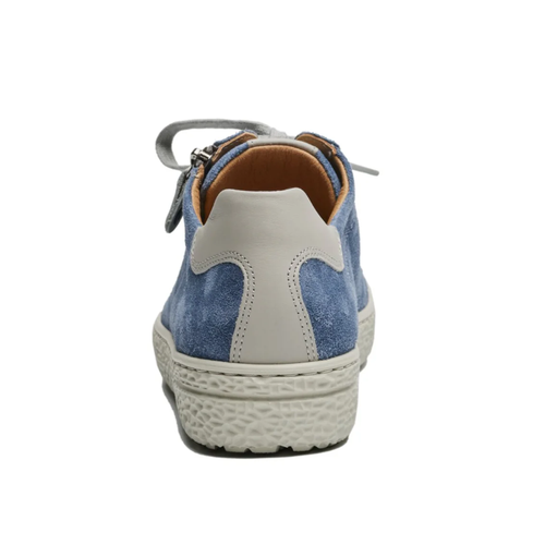 Women's Hartjes Phil Zip Sneaker - Aqua/Aluminium