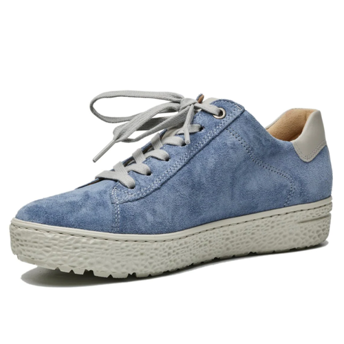 Women's Hartjes Phil Zip Sneaker - Aqua/Aluminium