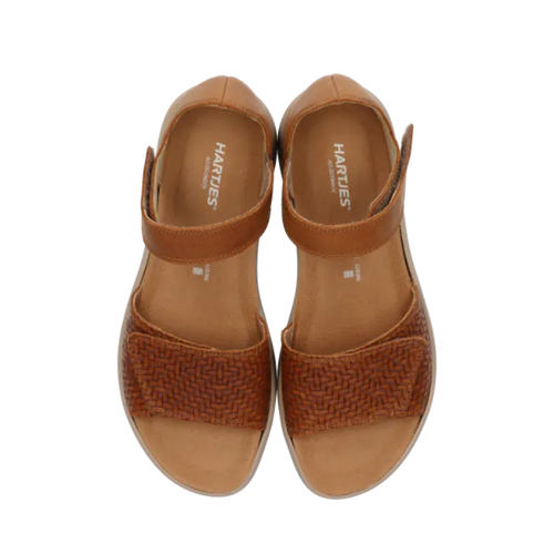 Women's Hartjes Pop Sandal - Cognac/Cognac